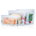 thumbnail image 2 of Bigstone 5Pcs Reusable Frosted Self Sealed Sandwiches Food Freezer Storage Bag Organizer, 2 of 9