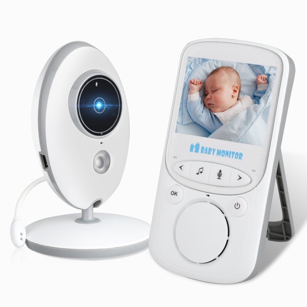 Tsv Baby Monitor 2 4inch Video Baby Monitor With Camera Audio Long Battery Life Vox 960ft Range Room Temperature Accurate Audio Sensor Infrared Night Version 2 Way Audio With 8 Lullabies Walmart Com