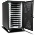 thumbnail image 4 of Kensington AC12 Security Charging Cabinet - Universal Device 4 Casters - x 16.5" Width x 23.2" Depth x 28.1" Height - Black - For 12 Devices - 1 Each, 4 of 5