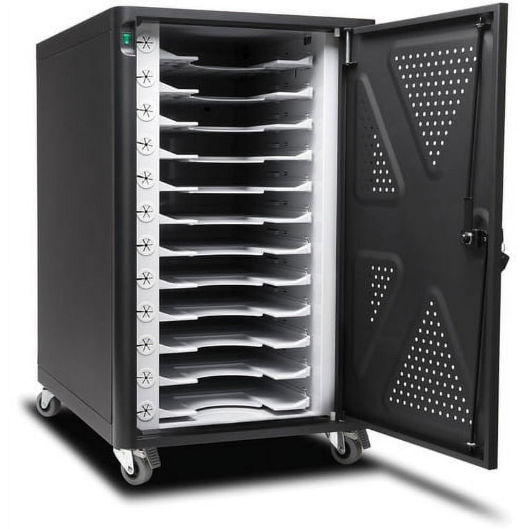 Kensington AC12 Security Charging Cabinet - Universal Device - 4 Casters - x 16.5