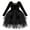 Black, variant on IDOPIP Toddler Girls Velvet Tulle Tutu Dress Long Sleeve Bowknot Christmas Dress Fall Winter Dresses