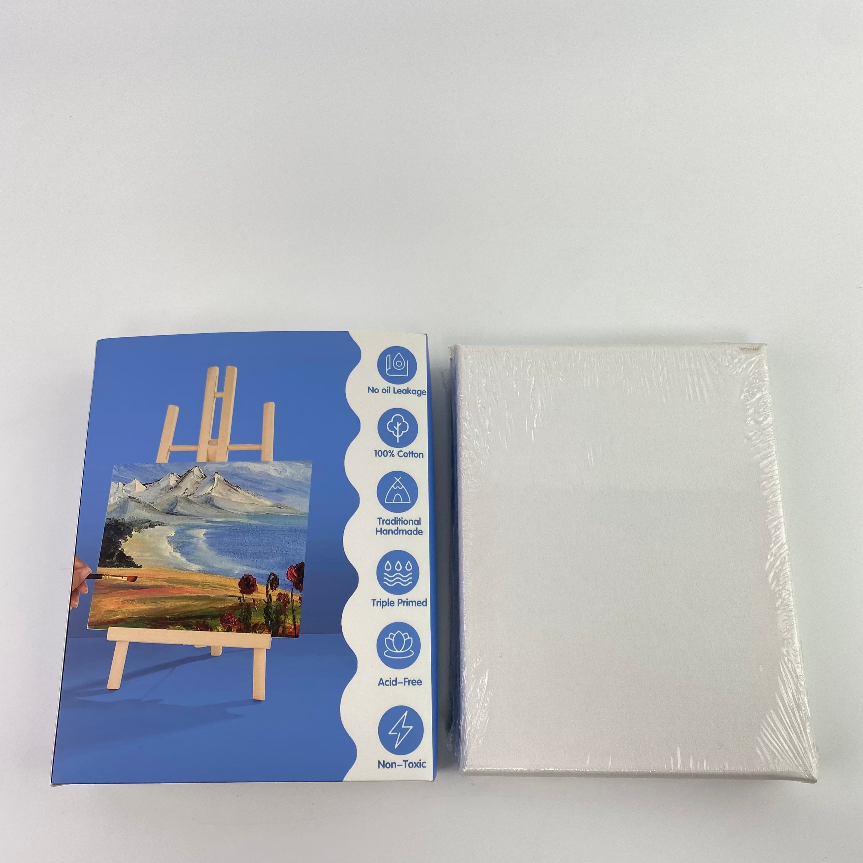 Aniwalart Canvas for painting,Canvas Boards for Painting Bulk,Art Novices Blank Canvas Panels, Gesso Primed 100% Cotton for Acrylic Oil Watercolor Tempera Paint
