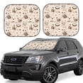 thumbnail image 1 of Cauagu Retro Rooster Print Car Front Windshield Sun Shade,Foldable Anti-UV Car Sunshade for Front Window for Most Vehicles-Medium, 1 of 6