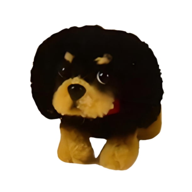 Decoración de perro en miniatura para casa de muñecas, modelo de cachorro de mascota DIY de 1/12, juguete artesanal para niña estilo B