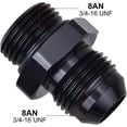 thumbnail image 2 of GFDYREE Adaptateur de Raccord Torique Mâle 8AN Flare vers AN8 ORB 4 Pcs, 2 of 5