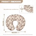 thumbnail image 4 of Funda de almohada de lactancia Goronwyfloyd Sloth Shell & Flower, 4 of 6