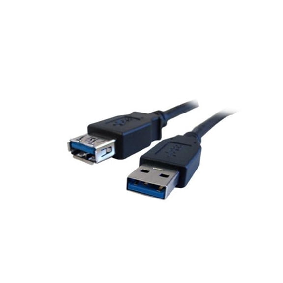 USB 3.0 A Male To A Female Cable 6 ft.
