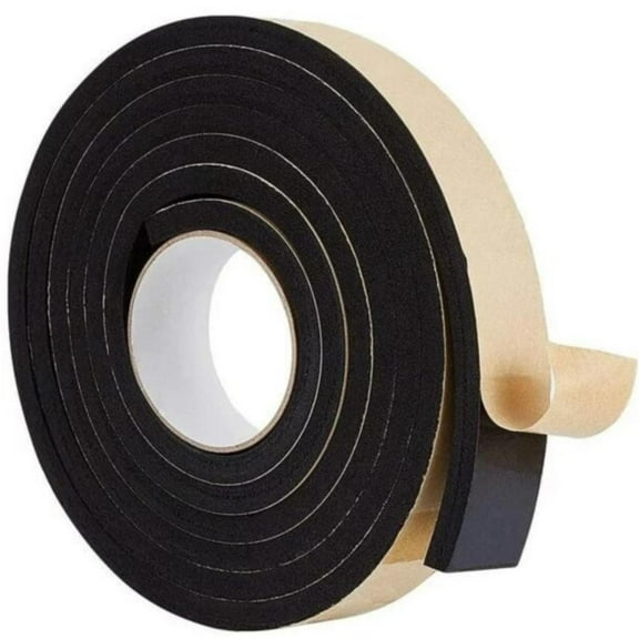 Uanit Cushion Cushioning Foam Sealing Strip Single Sided Tape Black Eva Cushioned Adhesive
