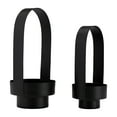 thumbnail image 4 of Sagebrook Home Set of 2 14/17", Metal Lantern, Black, 4 of 11