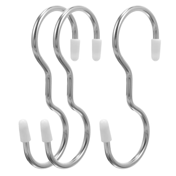 SWETRACE 3-Pack Over Door Hook Organizer Stainless Steel Towel Hooks for Walls, Doors, and Bathroom Storage