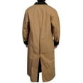 thumbnail image 2 of Scully RangeWear Mens Brown 100% Cotton Long Overcoat Duster Coat M, 2 of 2