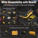 thumbnail image 5 of Paquete de 2 Baterías de Repuesto DCB206 DCB207 de 12000mAh para Dewalt 20V MAX 12.0Ah y Combo con Cargador DCB107 Compatible con Batería de Litio Dewalt 20V Serie DCB204 DCB200 DCB201 DCB203 (12.0Ah), 5 of 8