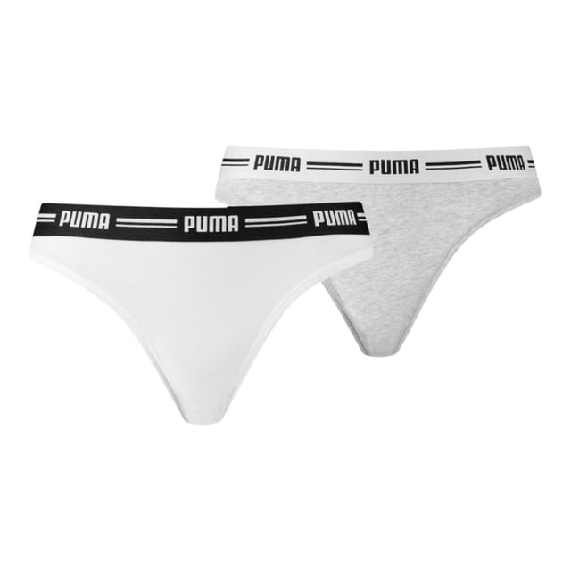 TANGA PUMA BLANCO PARA MUJER PUMA WOMEN STRING 2P HANG 90785004