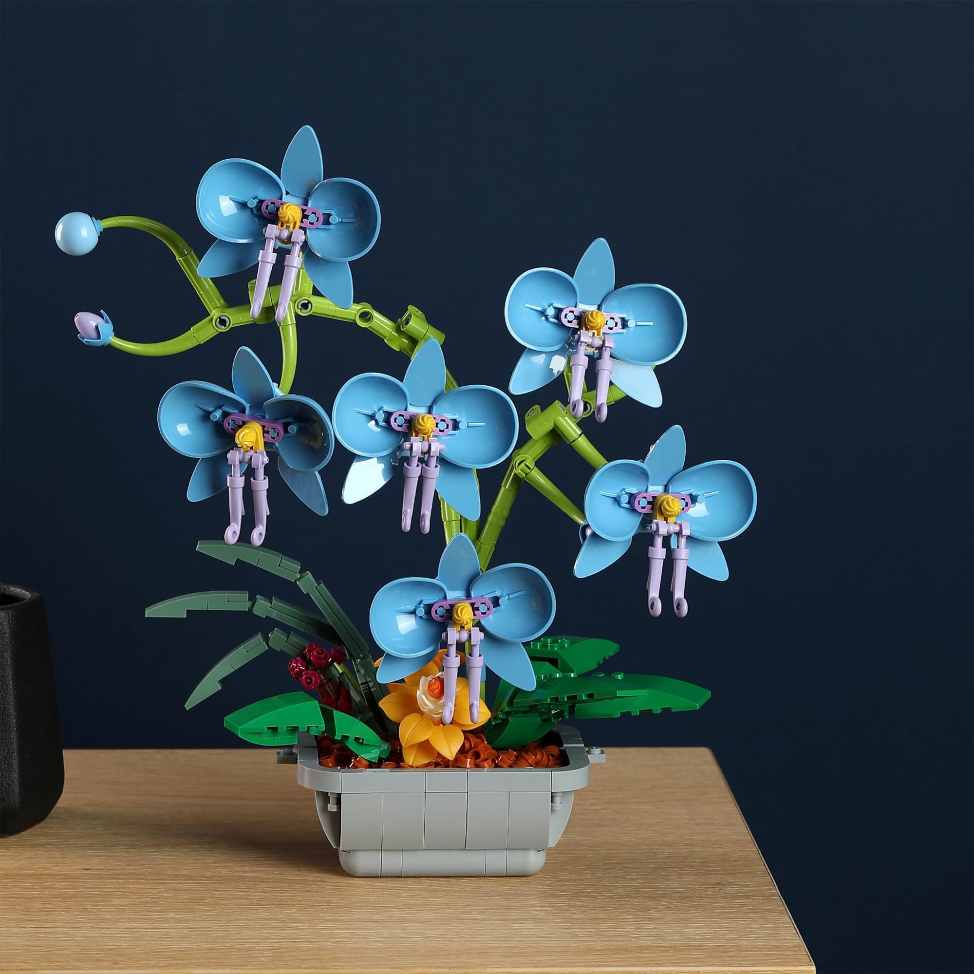 HI-Reeke Orchid Botanical Bonsai Building Block Set, Creative