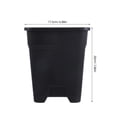 thumbnail image 2 of OUNONA  Breathable Plastic Root Control Flowerpots Black for Home 6Pcs, 2 of 8