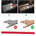 thumbnail image 3 of pitrice Heat Insulation Strip Silicone Anti-scalding Cover Long Microwave Oven Rack Edge Protector, 5Pcs, Red, 3 of 7