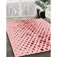 thumbnail image 3 of Ahgly Company Machine Washable Indoor Rectangle Transitional Light Rose Pink Area Rugs, 5' x 7', 3 of 7