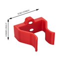 thumbnail image 3 of AKEGAMN Clearance! "Red Wall Mounted Holder Saving Solution For Storage With Screw Fixing Design" Sturdy and Construction: Made from high - quality materials, this holder is to last. It can firmly h, 3 of 7