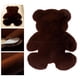 thumbnail image 3 of Alfombra suave, tipo peluda con forma de oso, ideal para decorar el suelo o el sofá del dormitorio. Café 60x80cm, 3 of 9