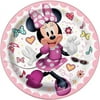 Unique 30380455 7 in. Disney Iconic Minnie Mouse Round Dessert Plates, 8 per Pack