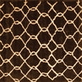 thumbnail image 1 of Ahgly Company Indoor Square Trellis Orange Modern Area Rugs, 5' Square, 1 of 1