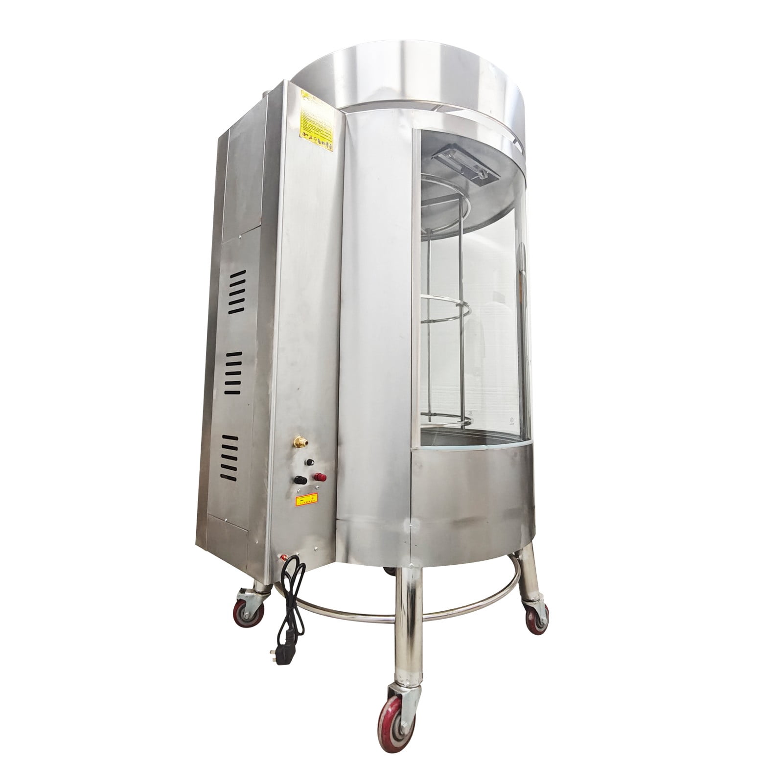 LPG and Charcoal Dual-Purpose Duck Roaster Chicken Grill Chicken Roasting Machine 220V