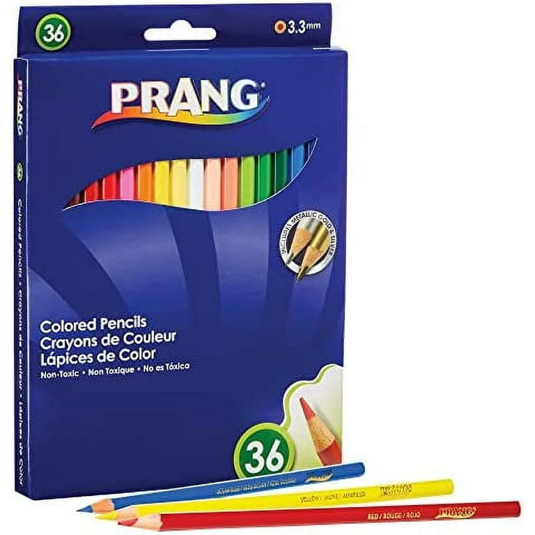 Prang® Thick Core Colored Pencils, Assorted Colors, 3.3 Mm Core