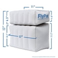 thumbnail image 3 of Reposapiés inflable Flypal para viajes aéreos 2 en 1, color gris, 3 of 8