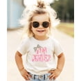 thumbnail image 2 of Big Sister Bow Shirt for Infant Toddler and Youth Girls Trendy New Sister Graphic Tee Natural Shirt 4T, 2 of 5