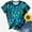 45-Light Blue, variant on SELONE Summer Tops Short Sleeve Tops Blouses Regular Fit T Shirts Pullover Tees Tops Tie Dye Abstract Print T-Shirts Crew Neck Tops Blouses T Shirts Easy Care Soft Breathable Pullover Tops Sky Blue XL