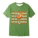thumbnail image 2 of Ceisia Men's Tshirt Loose Fit Short Sleeve Vintage Graphic Letter Print Summer Fall Tee Tops Oversized Streetwear Green XL Gifts, 2 of 4