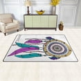 thumbnail image 3 of Coolnut Lightweight Soft Area Rugs 31x20 Inch, Dreamcatcher Colored Floor Mat Doormat for for Rooms Entrance Hardwood Floor Living Room 2'7" x 1'8"） Nursery Rugs, 3 of 6