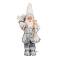 thumbnail image 2 of Muñeco de Navidad de pie Adornos Escultura Estatuilla de Papá Noel de moda para el hogar Dormitorio Celebración Fiesta Coleccionable 30 centimetros Gloria Muñeco de Papá Noel, 2 of 4