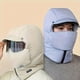 thumbnail image 3 of Gorro de ciclismo Sonducket cálido con cachemir gorro de invierno suave y esponjoso negro, 3 of 6