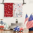 thumbnail image 2 of Sm:)e Stars and Firework America Patriotic 4th of July Kitchen Towels Dish Towels, 18x26 Inch Memorial Day Decoration, 2 of 6
