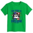 thumbnail image 4 of CAICJ98 250th Anniversary USA Shirt Boys Girls 4th of July T-Shirt American Flag Tees Kids Toddler Short Sleeve Tee Shirts (Green,9-10 Years), 4 of 4