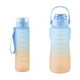 thumbnail image 1 of Buy 2 get 10% off 2 Pcs Gradient Plastic Cup Set Large Capacity Sports Water Bottle Outdoor Travel Gym Fitness Student Portable Cup, 1 of 4