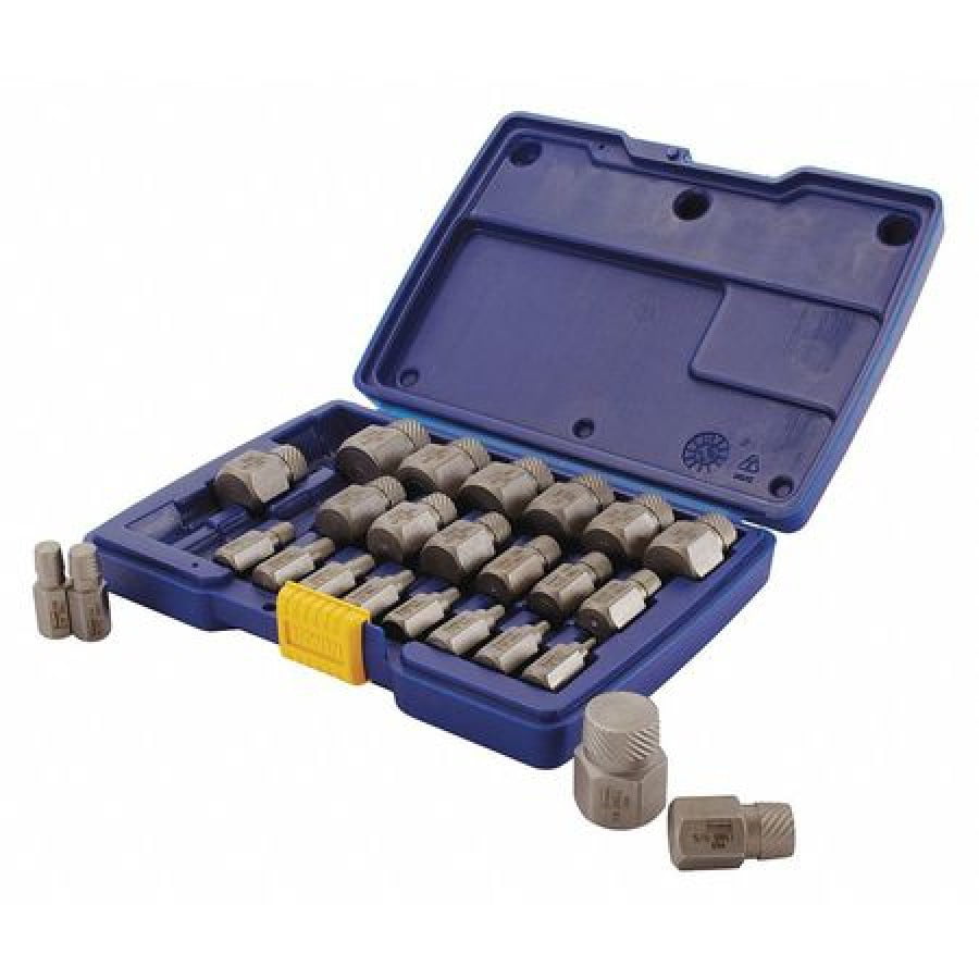 Irwin Screw and Bolt Extractor Set Multi-Size Drilling and Extracting kit 6 pc