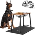 thumbnail image 1 of Cuencos Elevados TIDANT para Perros Grandes en Tazón Estable con Alfombrilla a Prueba de Derrames, 1 of 6