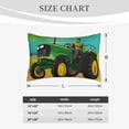 thumbnail image 4 of Sikiie farmer working with tractor at field Print Plush Pillow Cover, Wrinkle-proof and Stain-resistant Pillow Protector without Pillow Core, Home Decoration-20"x30", 4 of 6