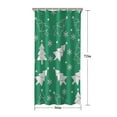 thumbnail image 5 of Green Christmas Tree Pattern Shower Curtain 36"x72" ,Bathroom Decorative Shower Curtains Set with 12 Hooks,Modern Waterproof Washable Shower Curtain, 5 of 6