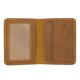 thumbnail image 1 of Monedero retro de cuero genuino, monedero de cuero de caballo, capa superior de piel de vaca, tarjetero portátil sencillo, bolso de identificación, 1 of 5