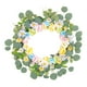 thumbnail image 4 of Corona de Rosas Corona de Verano Corona de Margaritas de Moda Simple, Corona de Flores Artificiales para Puerta de Entrada Jardín, Boda, Pared, Patio, 4 of 8