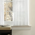 thumbnail image 3 of Mainstays Crushed Voile Indoor Single Curtain Panel, White, Polyester, 51"W x 63"L, Adult, 3 of 7