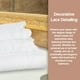 thumbnail image 4 of Juego de toallas Zahari Home, 3 piezas, algodón con cordones, ganchillo, blanco, 4 of 6