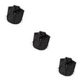 thumbnail image 1 of QualitChoice Simple Design Solid Color False Collar Formal Fashion Chiffon Fake Half Shirt Decorative Detachable Lapel Clothing Decor Black Point 3PCS, 1 of 6