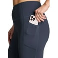 thumbnail image 2 of RBX Active Women's Plus Size Squat Proof Capri Legging With Pockets, 2 of 7