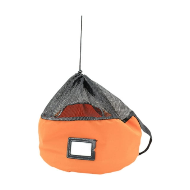 Luzkey RV Hose Storage Bag RV Hose Bag Large Capacity Breathable RV Accessories Tool Storage Pouch for Hoses Tools Electrical Cords Orange