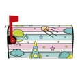 thumbnail image 2 of Lsque Space Doodle Mailbox Cover Standard Size ,Magnetic Mailbox Covers Post Wraps Letter Box Cover -25.5x21 in, 2 of 9