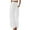 White, variant on HAiming Women's Wide Leg Pants Casual Loose Drawstring Elastic High Waisted Palazzo Lounge Trousers with Pockets